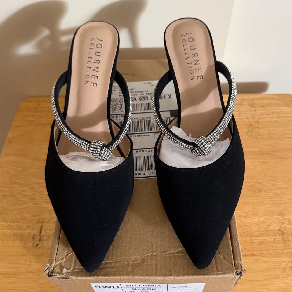 Lunna Rhinestone Heels - Picture 6 of 10